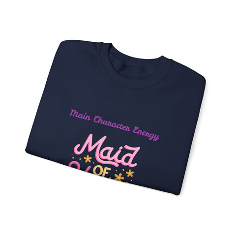 'Main Character Energy: Maid of Honor' Unisex Crewneck Sweatshirt