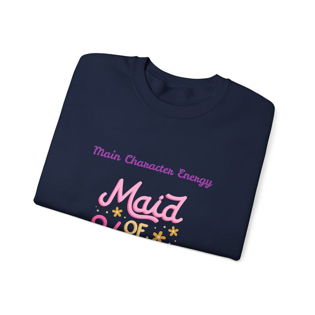 'Main Character Energy: Maid of Honor' Unisex Crewneck Sweatshirt