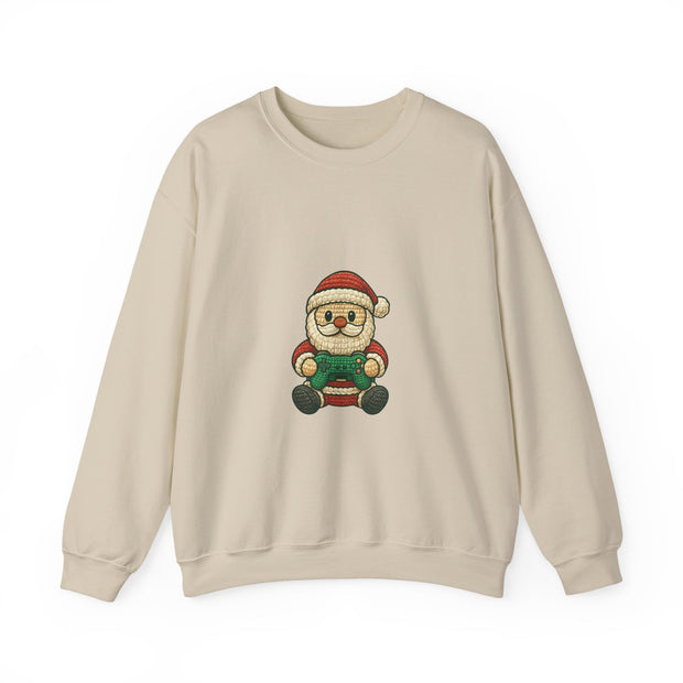 Cozy Santa Sweatshirt, Unisex Christmas Crewneck, Holiday Apparel, Festive Gift, Winter Wardrobe Staple