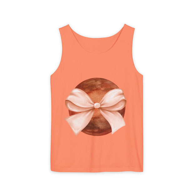 Mars Wrapped In Bow Unisex Tank Top