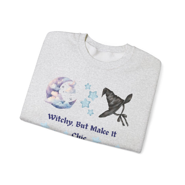 'Witchy, But Make It Cute' Unisex Crewneck Sweatshirt
