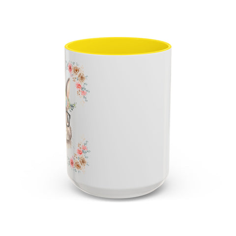 Geeky Goddess Bunny Accent Coffee Mug
