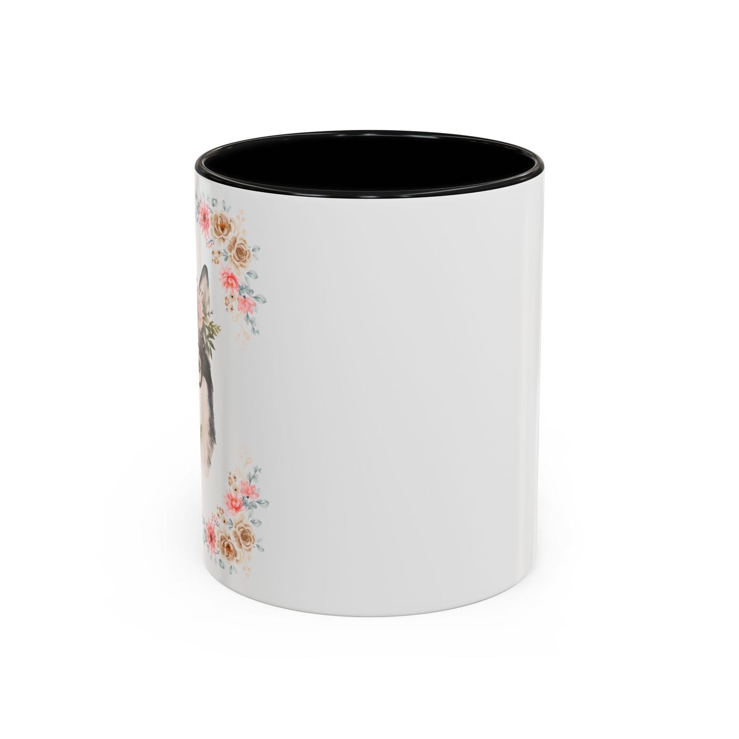 Geeky Goddess Siberian Husky Accent Coffee Mug