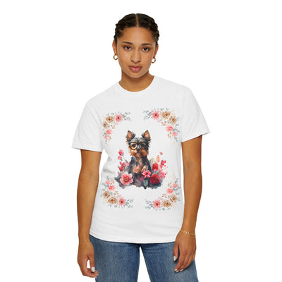 Geeky Goddess Yorkie Unisex T-Shirt