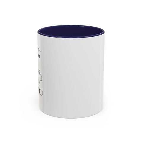 'Now Loading...Spooky Vibes' Accent Coffee Mug