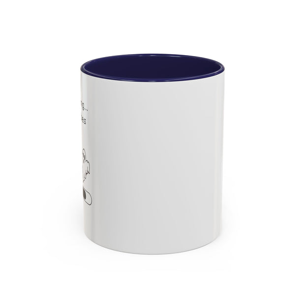'Now Loading...Spooky Vibes' Accent Coffee Mug