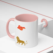 'Leo' Zodiac Accent Coffee Mug