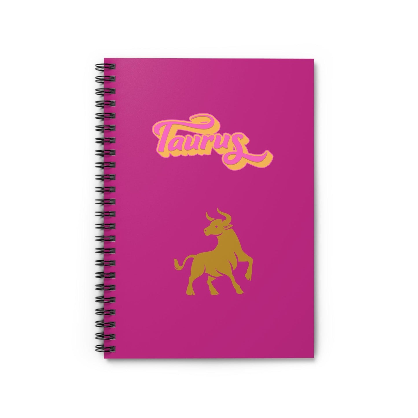 'Taurus' Zodiac Spiral Notebook