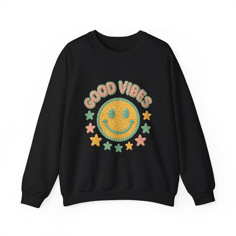Good Vibes Crewneck Sweatshirt, Cozy Unisex Sweatshirt, Happy Apparel Gift, Positive Energy Fashion, Comfortable Casual Wear, Trendy [...]