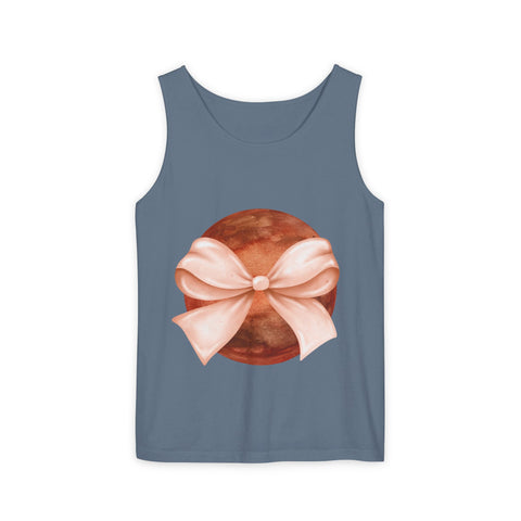 Mars Wrapped In Bow Unisex Tank Top