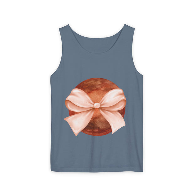 Mars Wrapped In Bow Unisex Tank Top