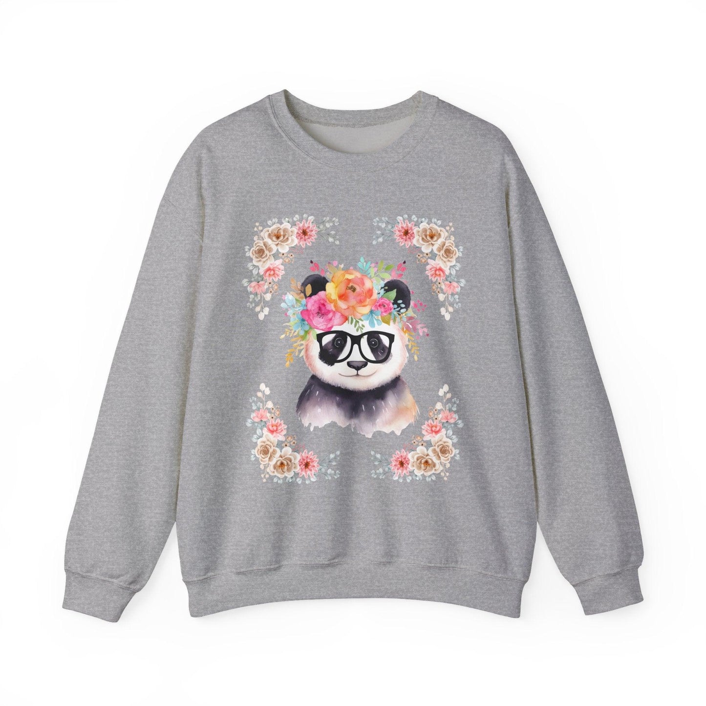 Geeky Goddess Panda Unisex Crewneck Sweatshirt