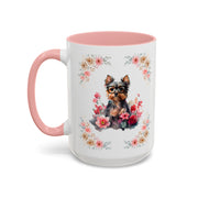 Geeky Goddess Yorkie Accent Coffee Mug