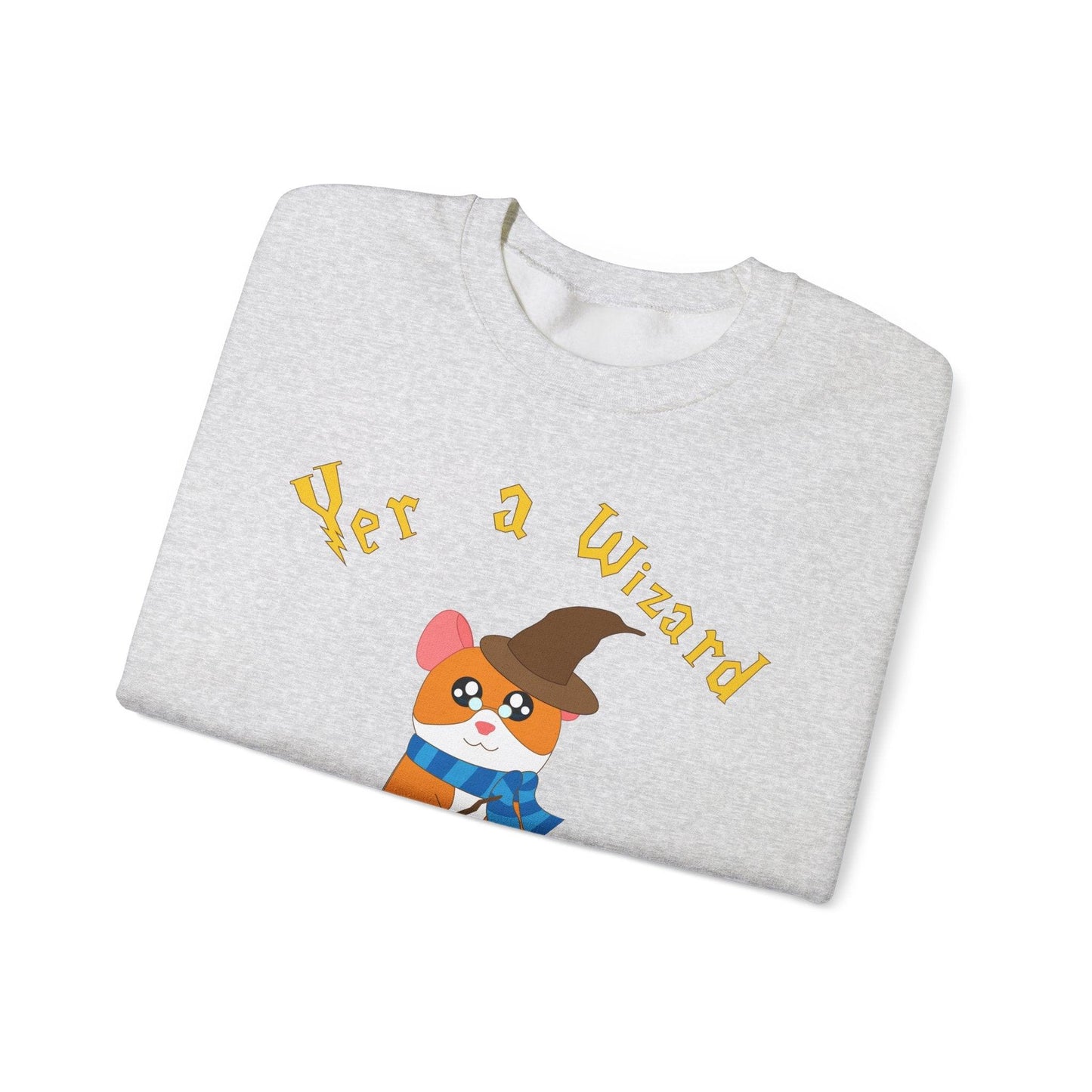 Hammy Wizard Hamster Sweatshirt | Cute Wizard Hamster Crewneck