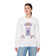 'Justice' Tarot Card Unisex Crewneck Sweatshirt