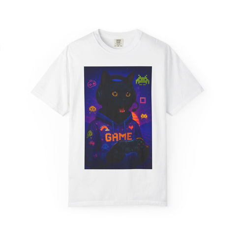 Game On Black Cat Unisex T-shirt