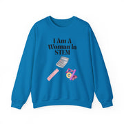 'I Am A Woman in STEM' Mathematics Unisex Crewneck Sweatshirt