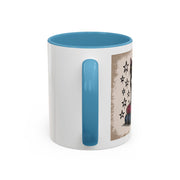 Cat and Book Lover's Accent Coffee Mug