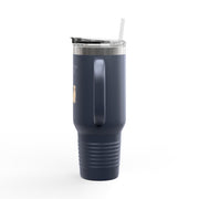 'Espawresso Yourself' Golden Retriever Insulated Travel Mug, 40oz