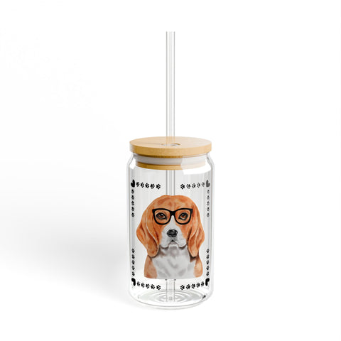 Geeky Good Beagle Sipper Glass