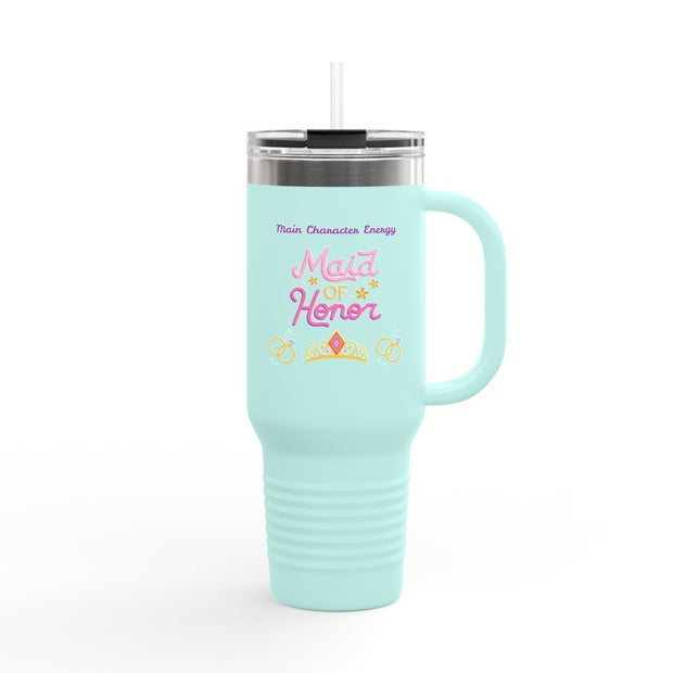 'Main Character Energy: Maid of Honor' Insulated Travel Mug, 40oz