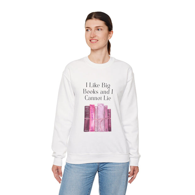 'I Like Big Books and I Cannot Lie' Unisex Crewneck Sweatshirt