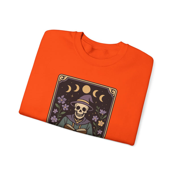 Bookworm Skeleton Crewneck Sweatshirt