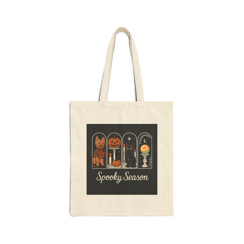 Spooky Season Yorkie Tote Bag