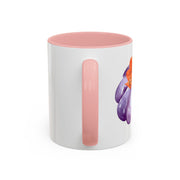 Purple Pumpkin Wrapped In A Bow Accent Coffee Mug