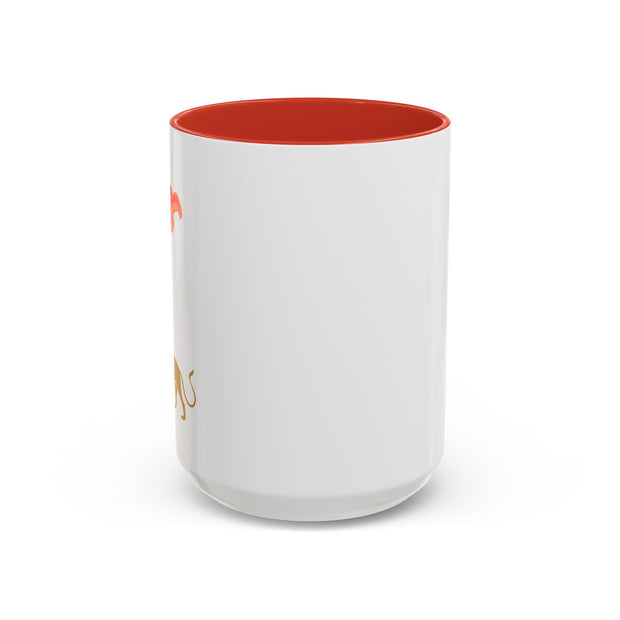 'Leo' Zodiac Accent Coffee Mug
