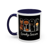 Spooky Season Yorkie Accent Coffee Mug