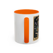 'The Bookworm' Tarot Card Accent Coffee Mug