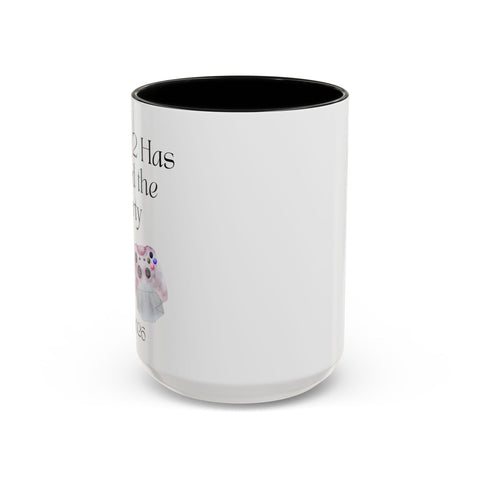 'Player 2 Has Joined The Party' 'Est. 2026' Accent Coffee Mug