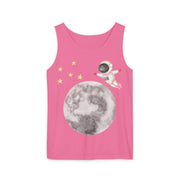 Astronaut Flying To The Moon Unisex Tank Top