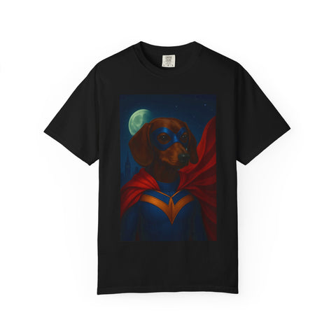 Superhero Dachshund T-shirt