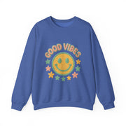 Good Vibes Crewneck Sweatshirt, Cozy Unisex Sweatshirt, Happy Apparel Gift, Positive Energy Fashion, Comfortable Casual Wear, Trendy [...]