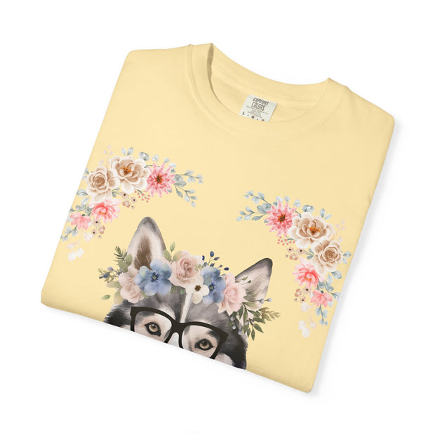 Geeky Goddess Siberian Husky Unisex T-Shirt