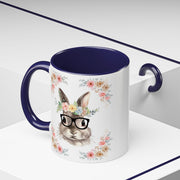 Geeky Goddess Bunny Accent Coffee Mug