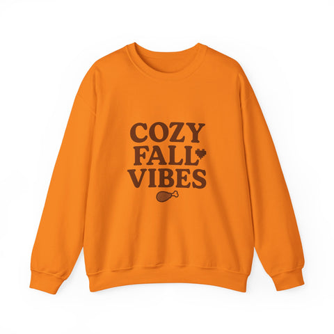 Cozy Fall Vibes Sweatshirt - Unisex Crewneck, Autumn Apparel, Perfect for Thanksgiving, Comfortable Gift, Casual Style