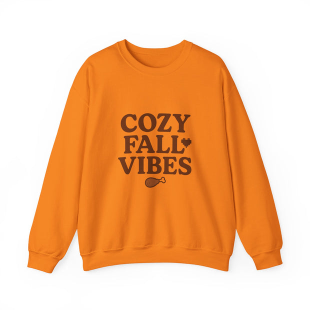 Cozy Fall Vibes Sweatshirt - Unisex Crewneck, Autumn Apparel, Perfect for Thanksgiving, Comfortable Gift, Casual Style