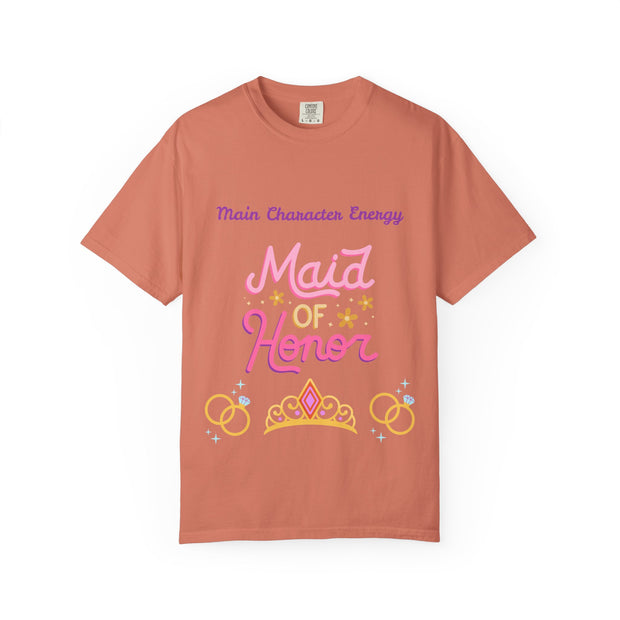 'Main Character Energy: Maid of Honor' Unisex T-Shirt