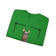 Geeky Good Doberman Unisex Crewneck Sweatshirt