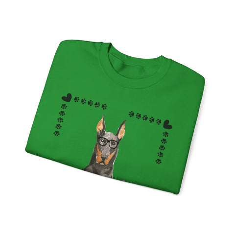 Geeky Good Doberman Unisex Crewneck Sweatshirt