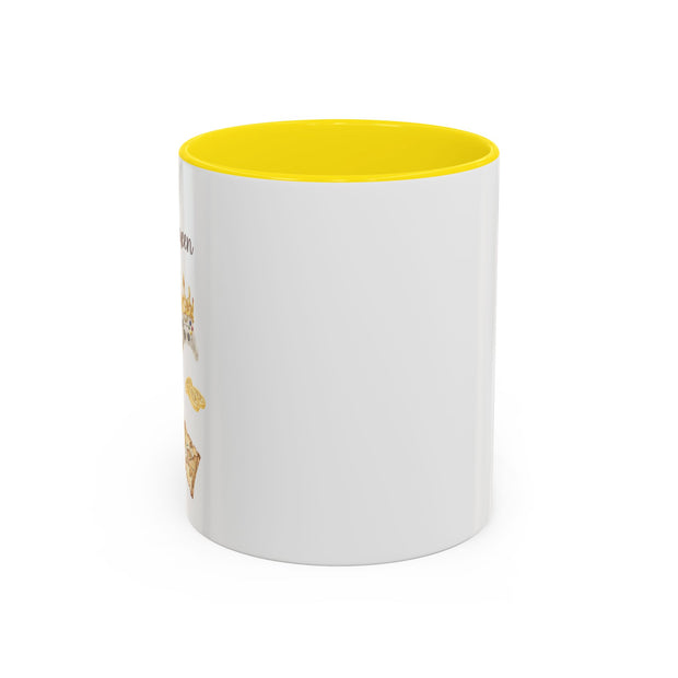'Side Quest Queen' Accent Coffee Mug