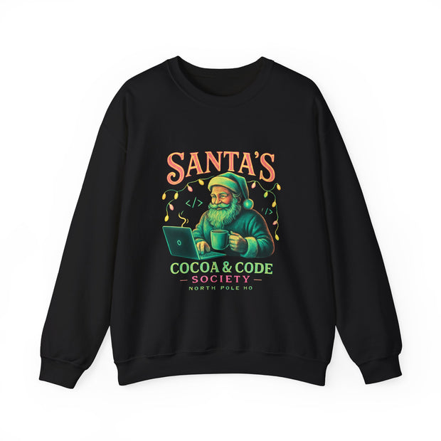 Santa's Cocoa & Code Society Crewneck Sweatshirt, Unisex Holiday Sweatshirt, Christmas Gift Sweatshirt, Cozy Winter Apparel, Festive [...]