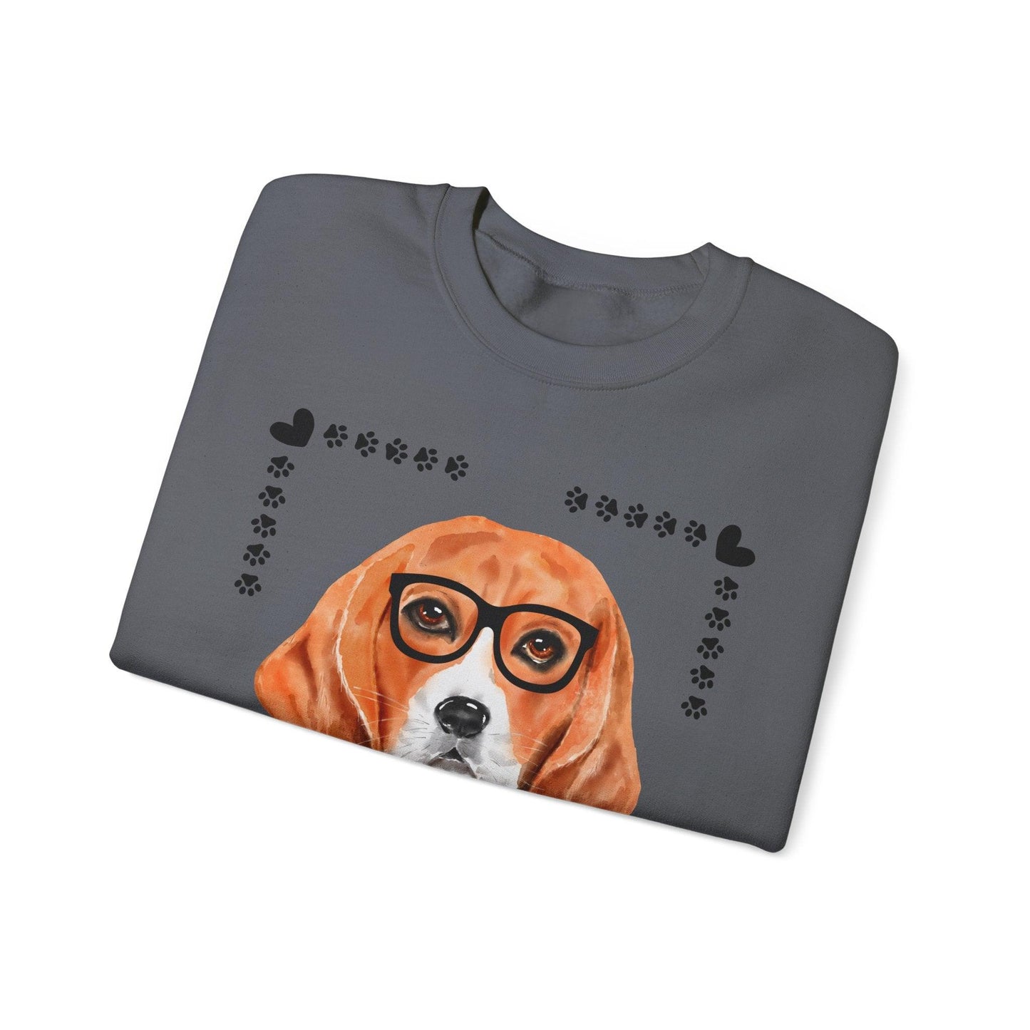 Geeky Good Beagle Unisex Crewneck Sweatshirt