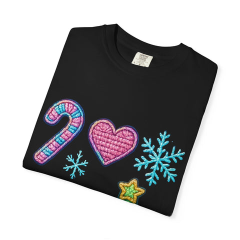 Festive Gamer T-Shirt, Christmas Tee, Gamer Shirt, Holiday Apparel, Unisex Christmas Gift, Cute Gaming T-Shirt