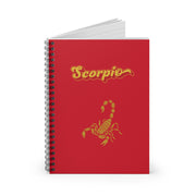 'Scorpio' Zodiac Spiral Notebook