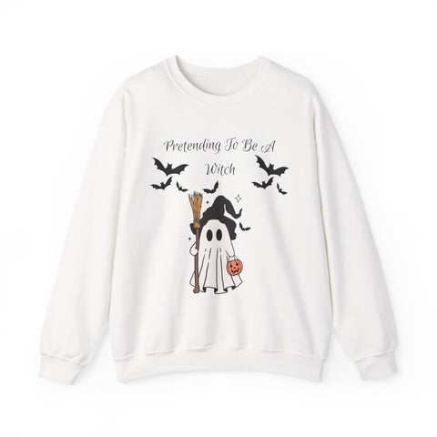 'Pretending To Be A Witch' Unisex Crewneck Sweatshirt