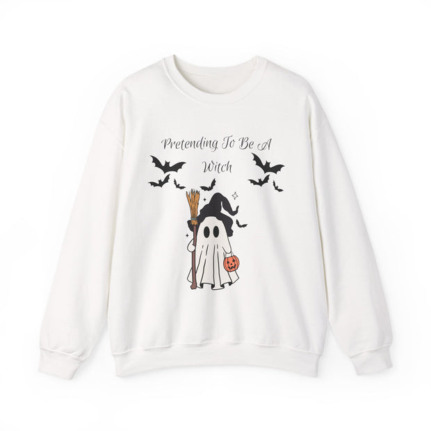 'Pretending To Be A Witch' Unisex Crewneck Sweatshirt